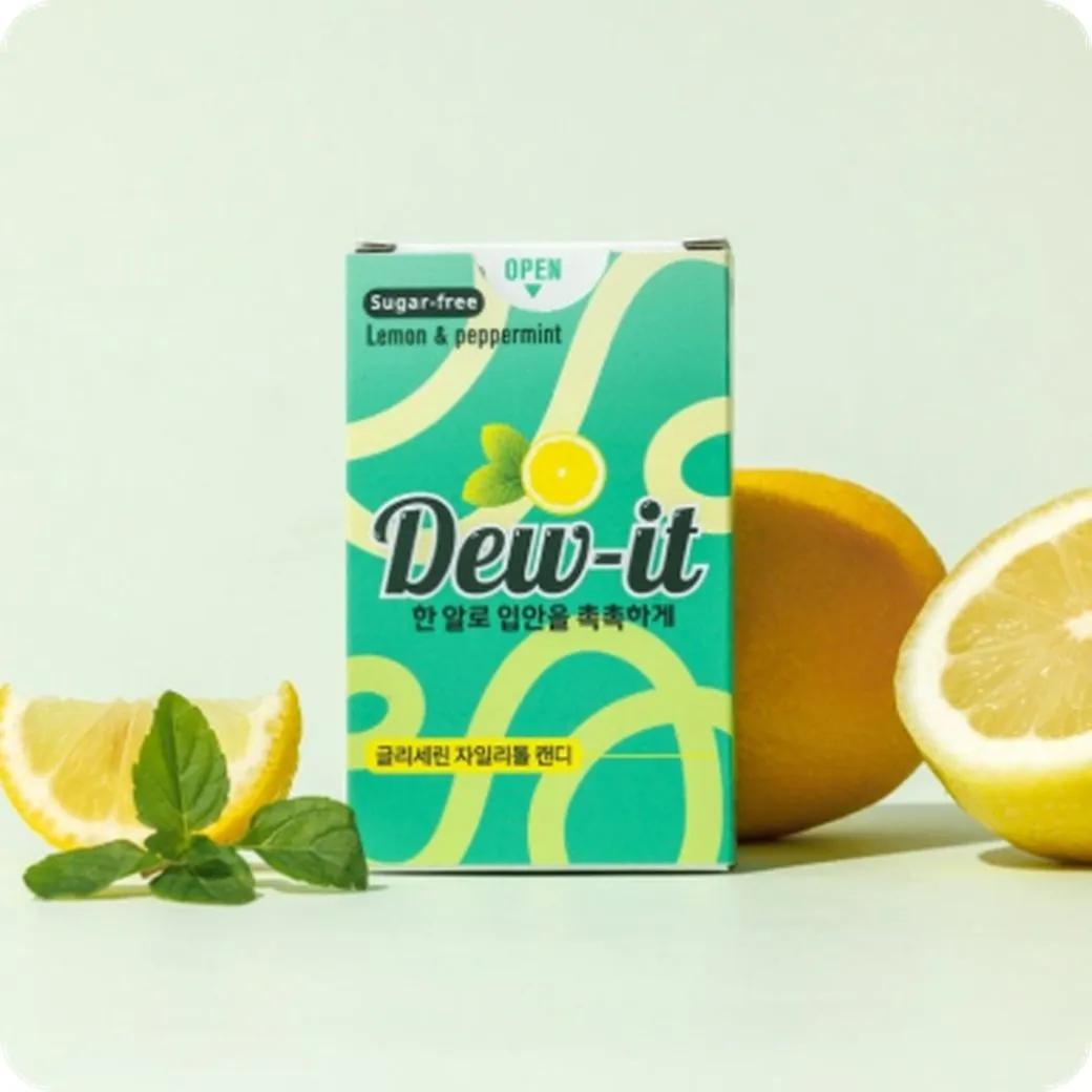 듀잇 레몬민트 — 무설탕 자일리톨 캔디